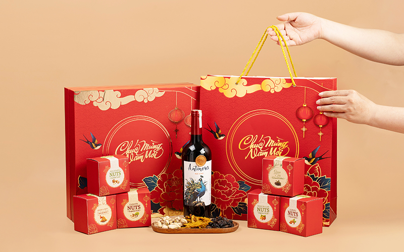 set quà tặng tết an khang