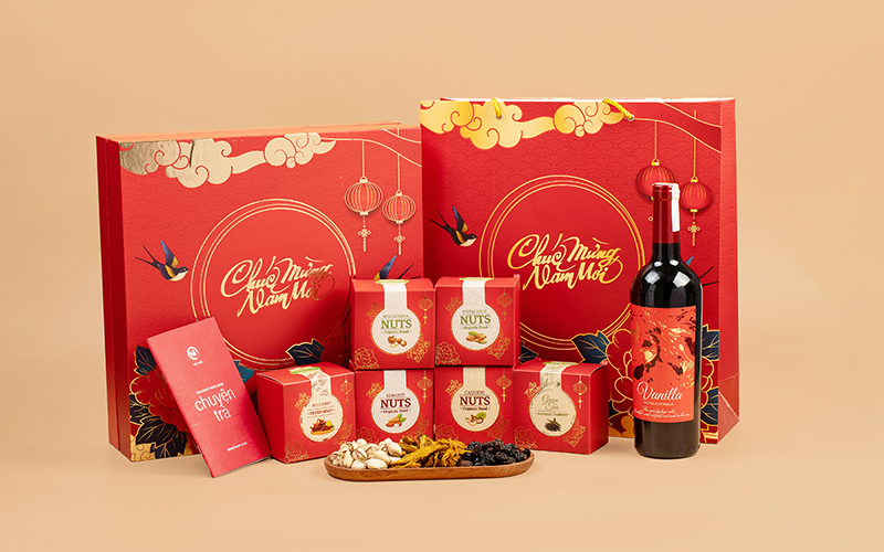 set quà tặng xuân rực rỡ