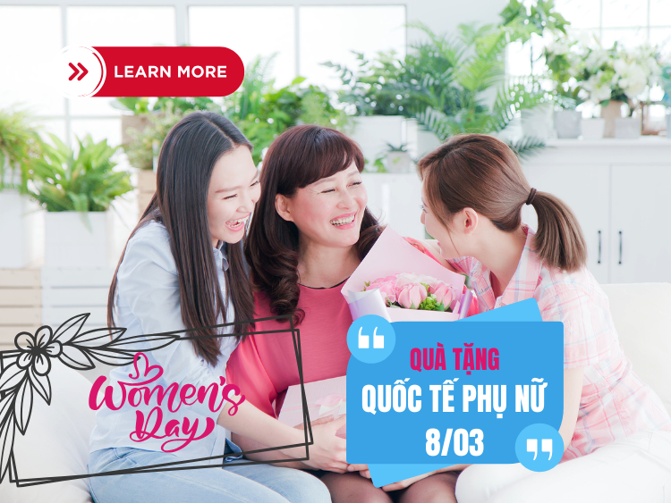 quà tặng quốc tế phụ nữ