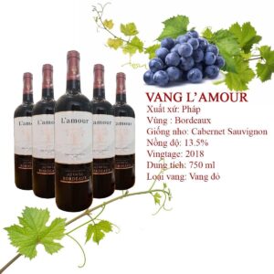 rượu vang pháp l'amour