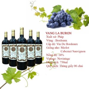 Rượu vang pháp vang la buron